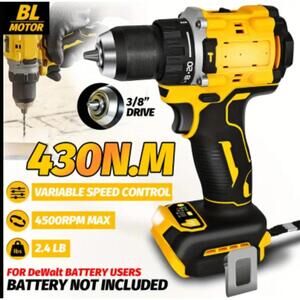 20V MAX Brushless Cordless Hammer Drill/Driver, 3/8" Chuck,(battery not included